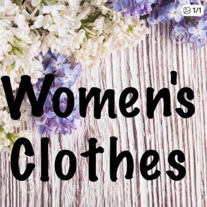 Women's Clothes Sign with Floral Design